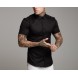 Loose Size Men Shirts Black white 100% Cotton Short Sleeve men's shirt Loose Size Men Shirts Black white 100% Cotton Short Sleeve men's shirt