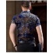 Silk Transparent Floral Shirt Short Sleeve See Through Shirt Sexy Lace Shirt Silk Transparent Floral Shirt Short Sleeve See Through Shirt Sexy Lace Shirt