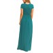 Women's Short Sleeve Loose Plain Maxi Dresses Casual Long Dresses With Pockets Women's Short Sleeve Loose Plain Maxi Dresses Casual Long Dresses With Pockets