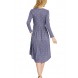 Women Long Sleeve Pleated Polka Dot Pocket Swing Casual Midi Dress Women Long Sleeve Pleated Polka Dot Pocket Swing Casual Midi Dress