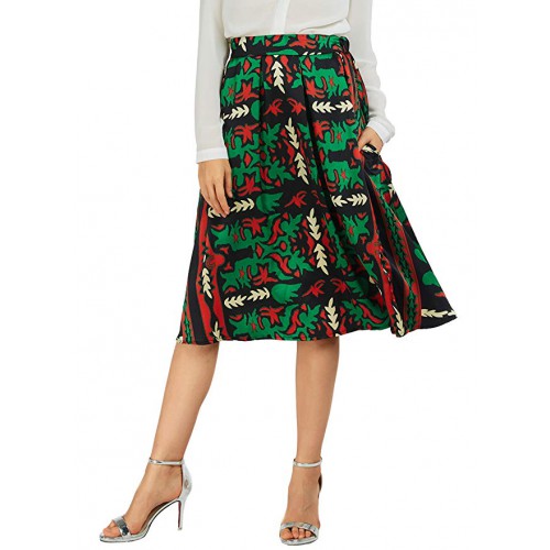 Women's Flared A line Pocket Skirt High Waist Pleated Midi Skirt Women's Flared A line Pocket Skirt High Waist Pleated Midi Skirt