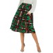 Women's Flared A line Pocket Skirt High Waist Pleated Midi Skirt Women's Flared A line Pocket Skirt High Waist Pleated Midi Skirt