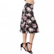 Flared Stretchy Midi Skirt High Waist Jersey Skirt Women Flared Stretchy Midi Skirt High Waist Jersey Skirt Women