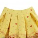 Women's Pleated Vintage Skirt Floral Print A-line Skirts with Pockets Women's Pleated Vintage Skirt Floral Print A-line Skirts with Pockets