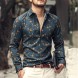 New Fashion Casual Men Shirt Long Sleeve Europe Style Slim Fit Shirt Men High Quality Cotton Floral Shirts Mens Clothes New Fashion Casual Men Shirt Long Sleeve Europe Style Slim Fit Shirt Men High Quality Cotton Floral Shirts Mens Clothes